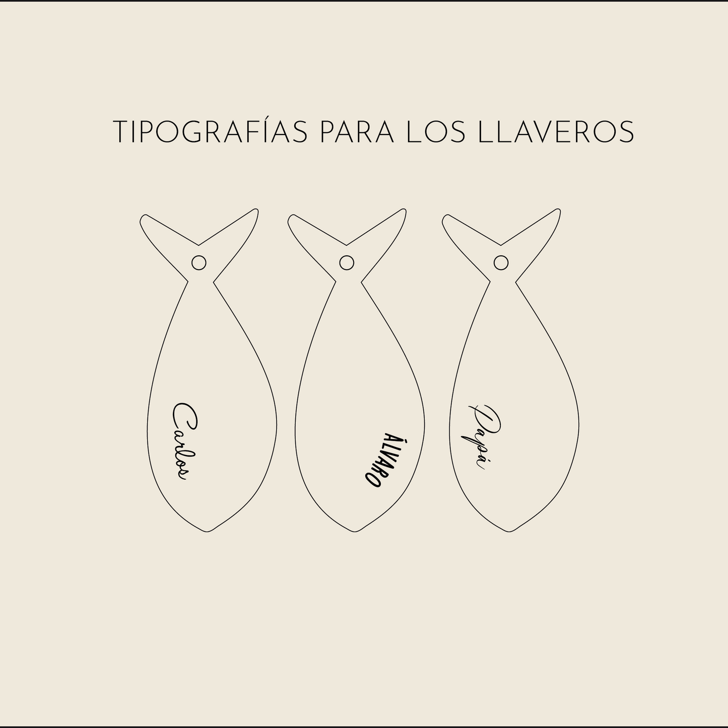 Llavero Little Fish | Detalle de boda personalizado