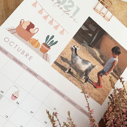 calendarios personalizados navidad