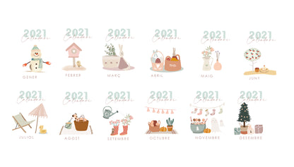 calendarios personalizados navidad